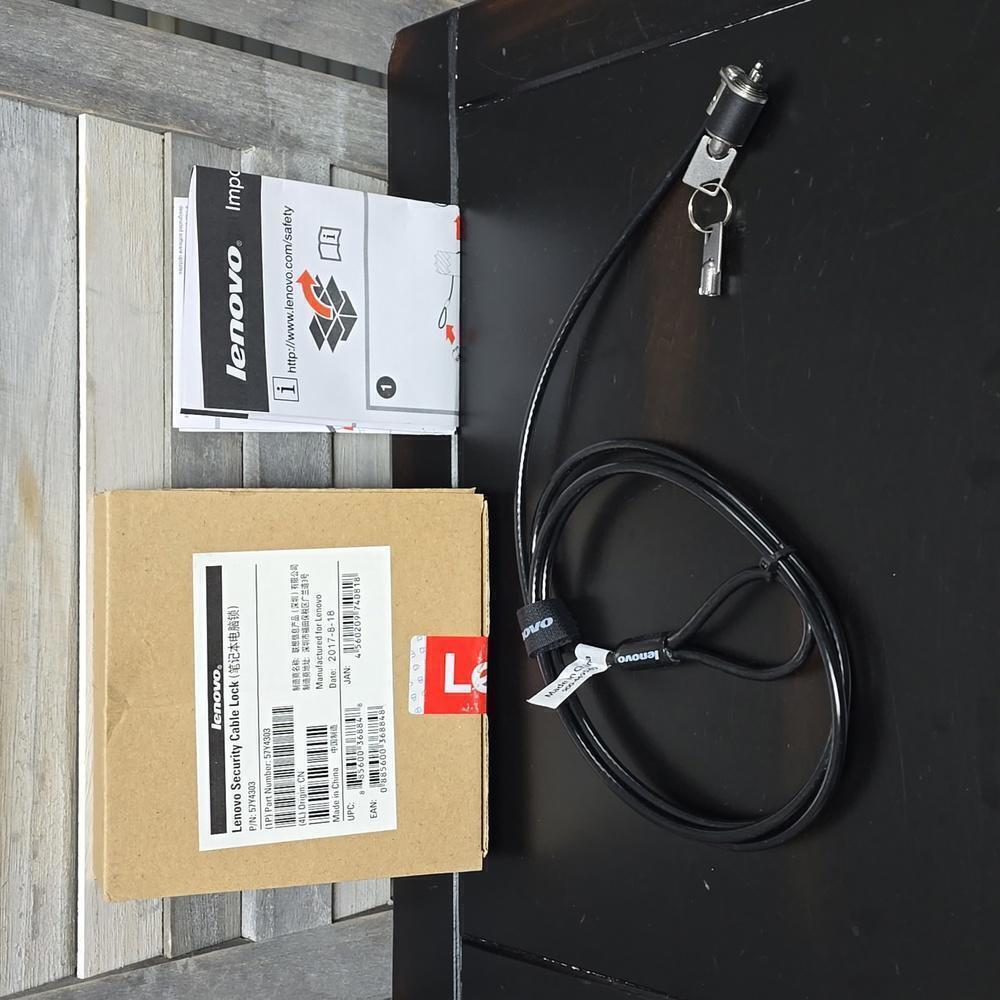 Lenovo Laptop Security Cable